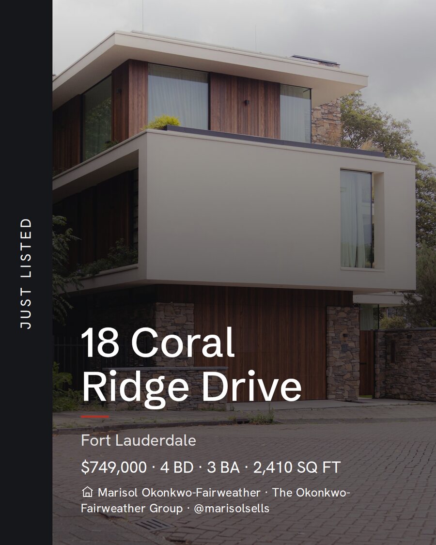 The listing on Meridian Ave